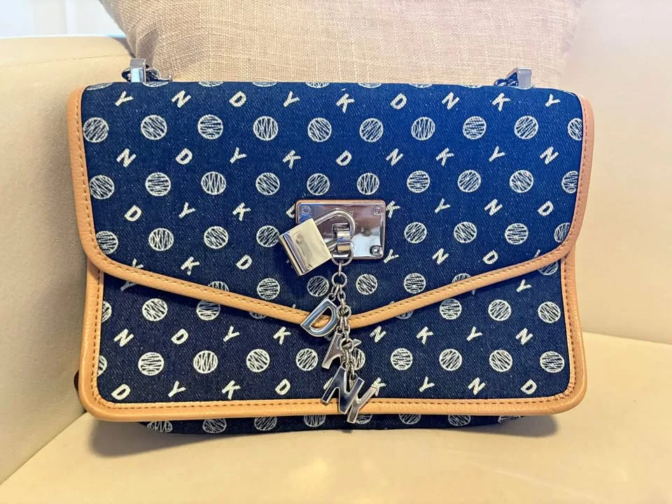DKNY Denim purse thumbnail