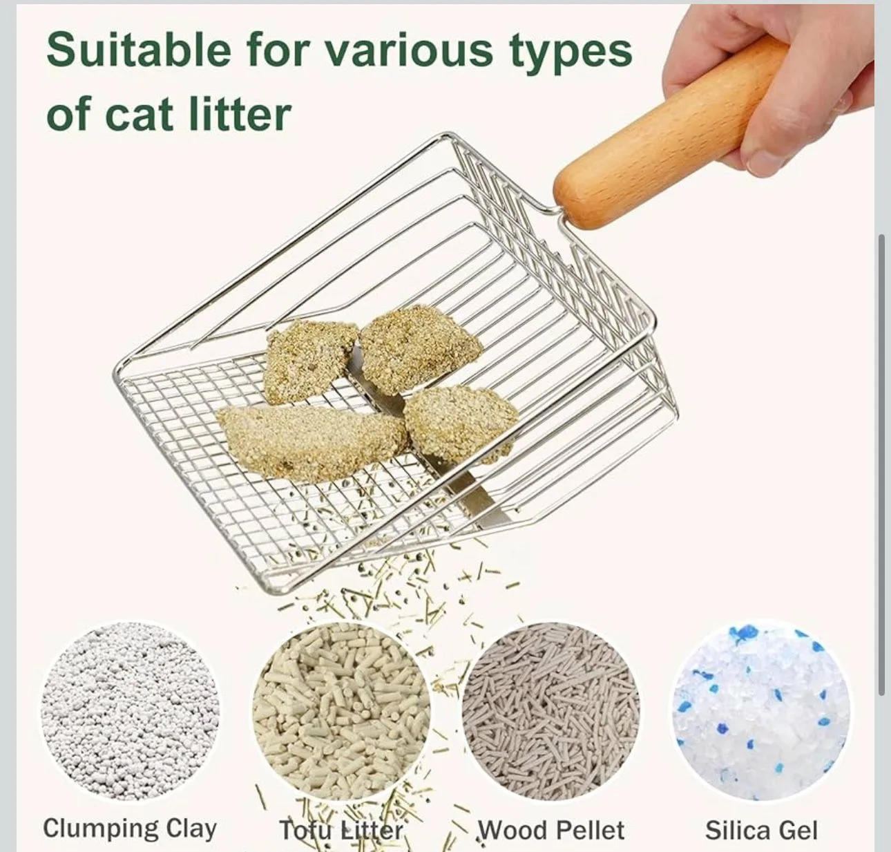 Cat Litter Scoop with Holder image indicator(2)