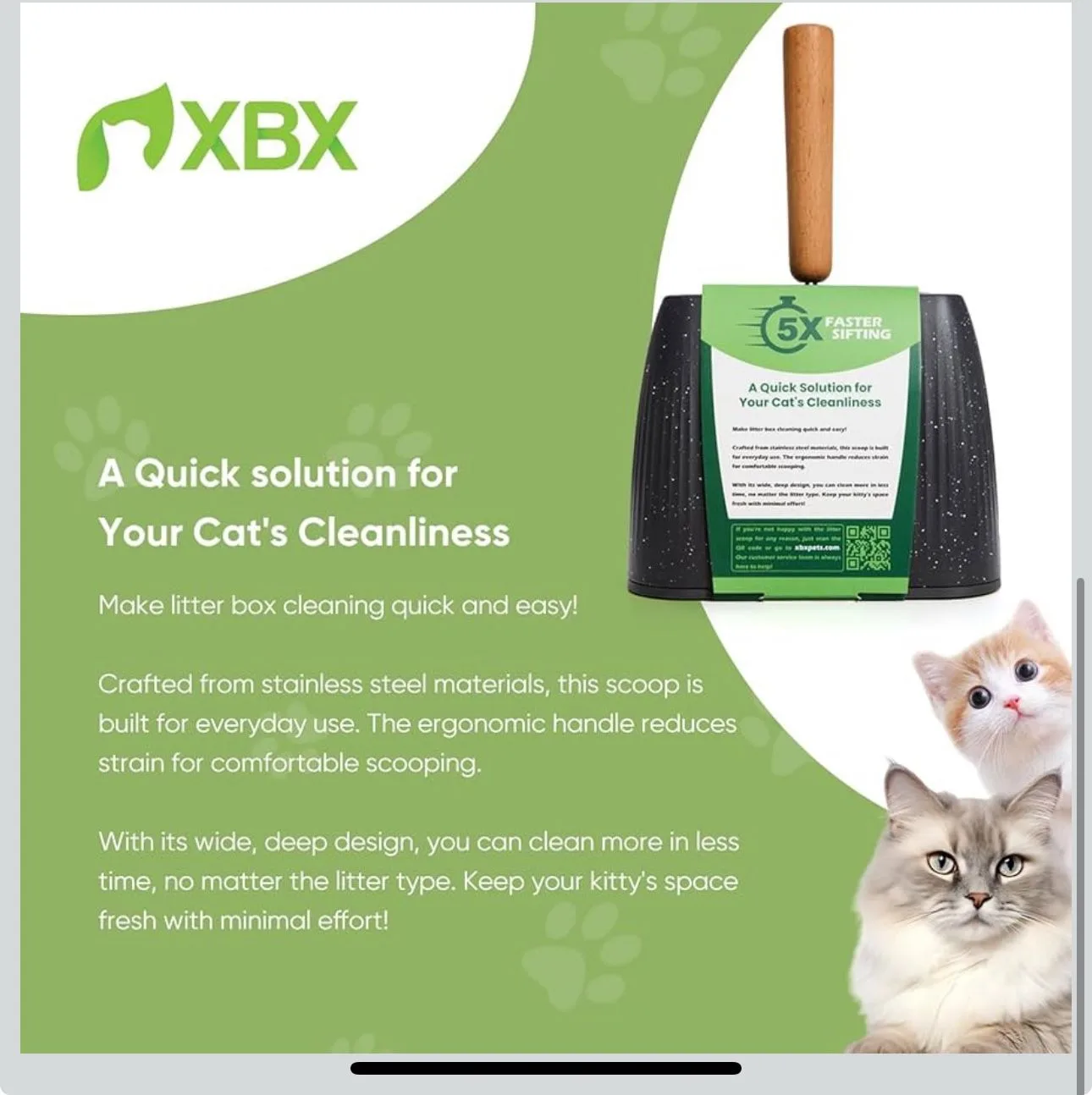 Cat Litter Scoop with Holder image indicator(5)