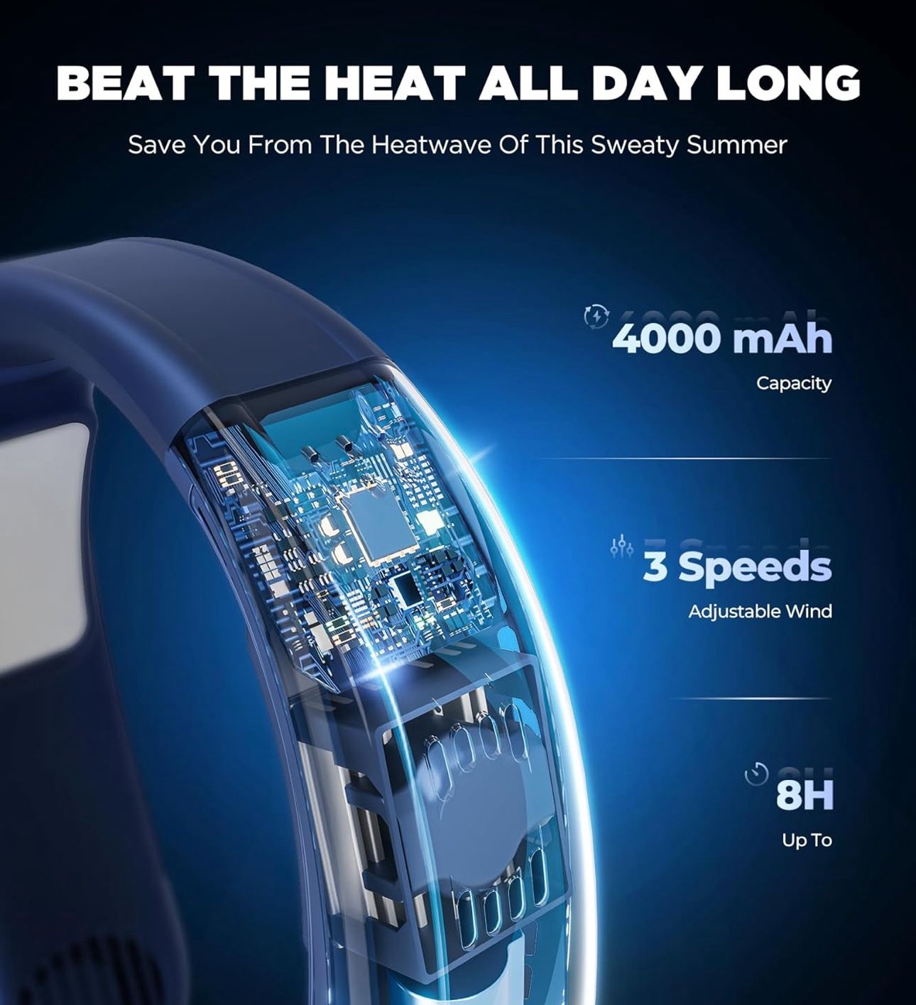 Neck Fan with Dual Ceramic Cooling Plates - photo 5