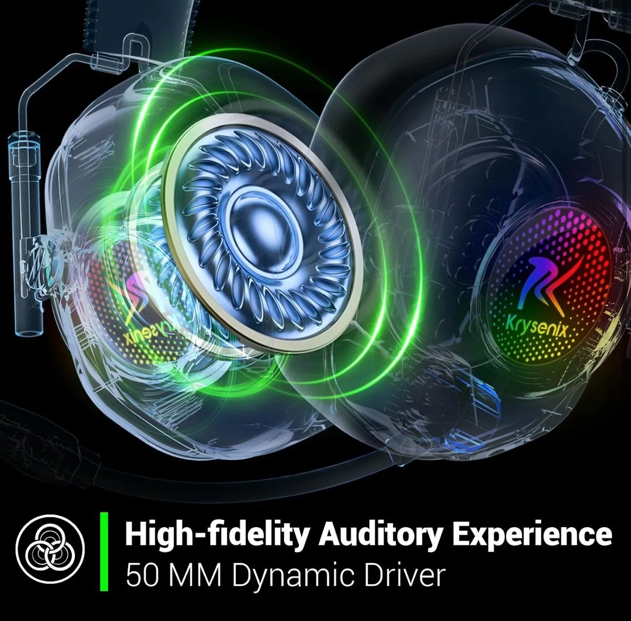 Wireless Gaming Headset with Noise Canceling Microphone image indicator(4)