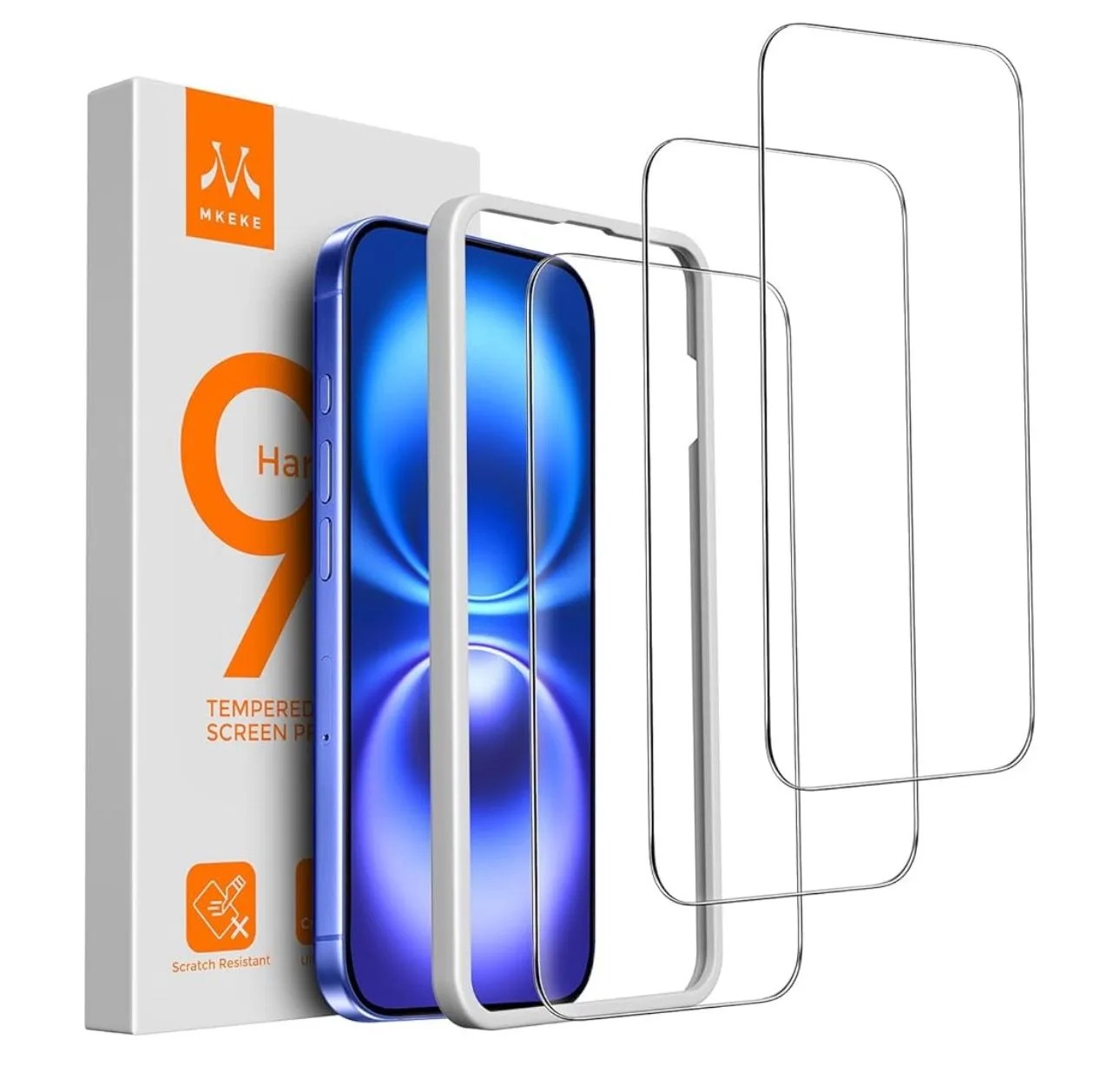 3 Pack Screen Protector for iPhone 16 / iPhone 15 6.1 thumbnail