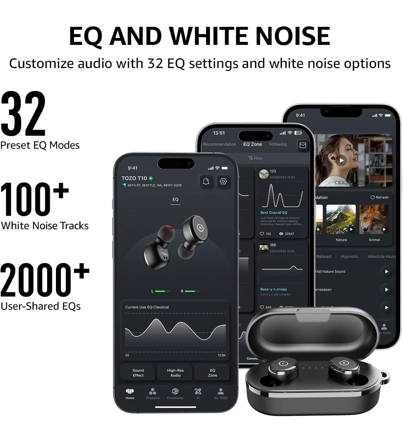 T10 True Wireless Bluetooth 5.3 Earbuds image indicator(4)