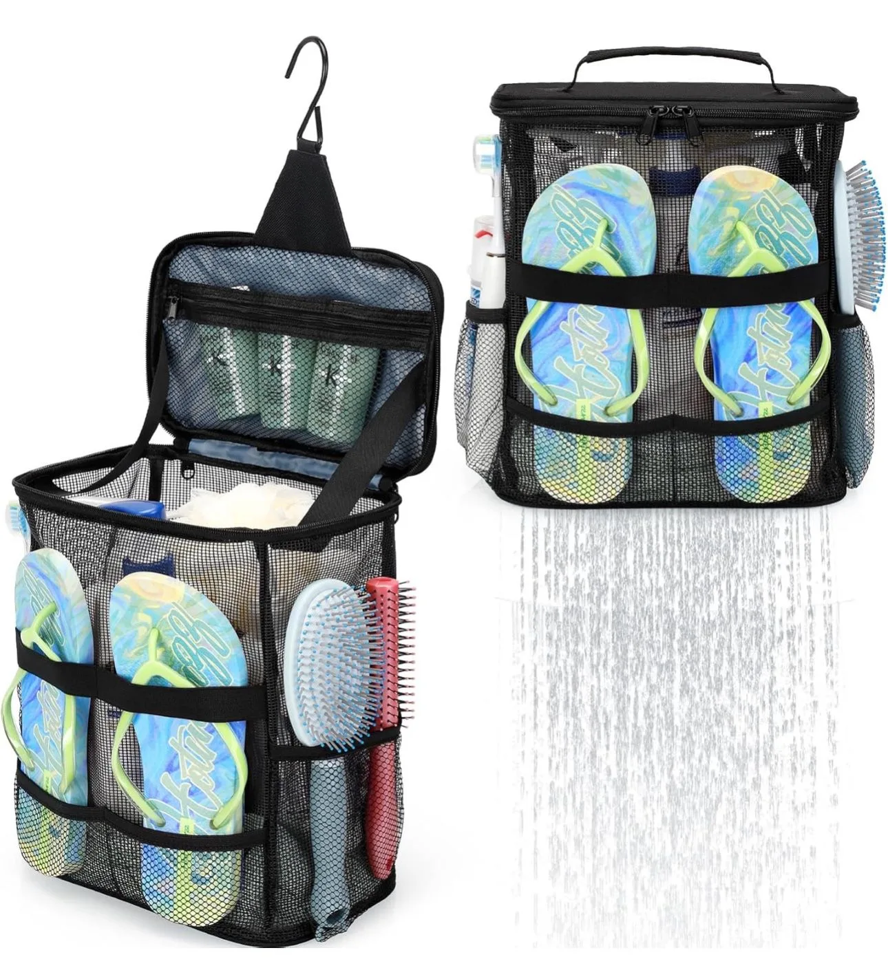 Quick Dry Mesh Shower Caddy Portable