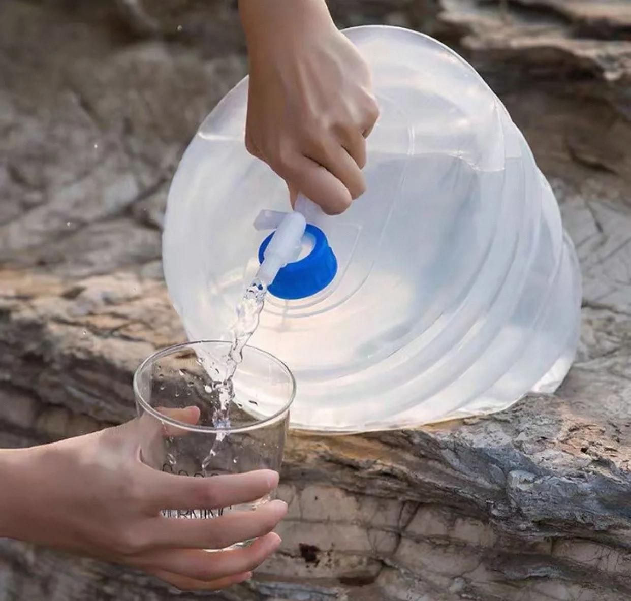 10L Collapsible Water Container Outdoor Wilderness with Handle thumbnail