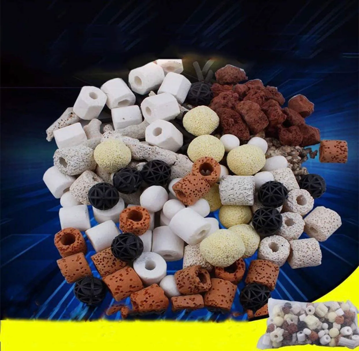 Aquarium Filter Bio Balls Filter Aquarium Fish Tank Filter image indicator(2)