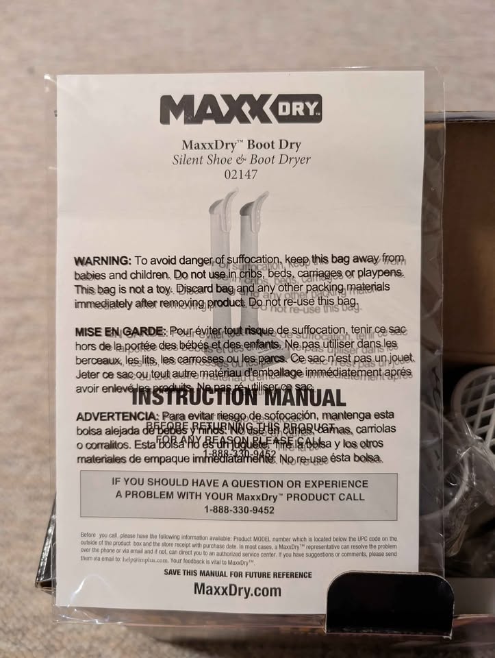 Maxx Dry Shoe & Boot Dryer - photo 4