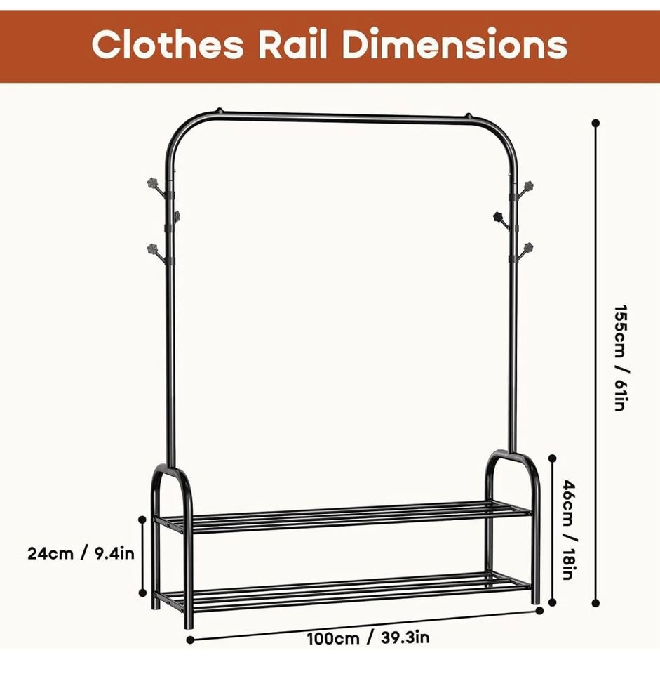 (New) Heavy Duty Clothes Rack - photo 3