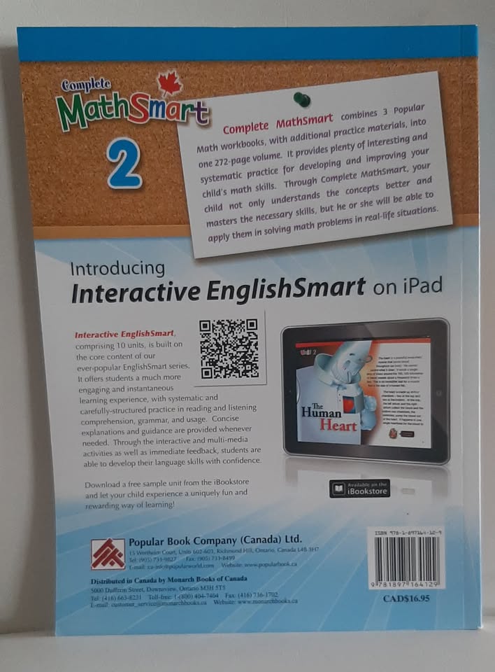 Grade 2 Math Smart Workbook (brand new)🥕 - photo 3