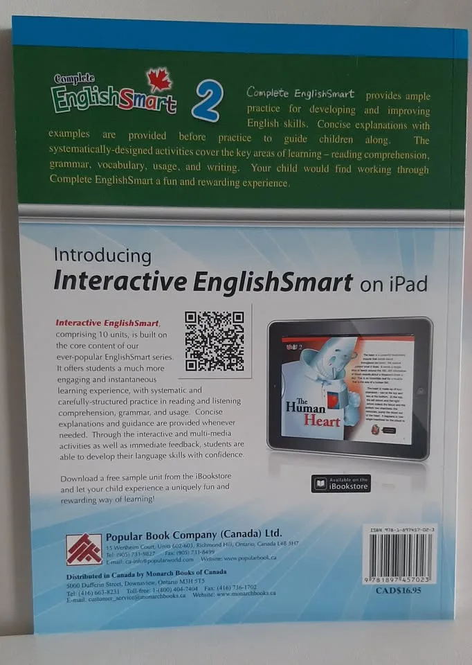 Grade 2 English Smart Workbook (brand new)🥕 image indicator(2)