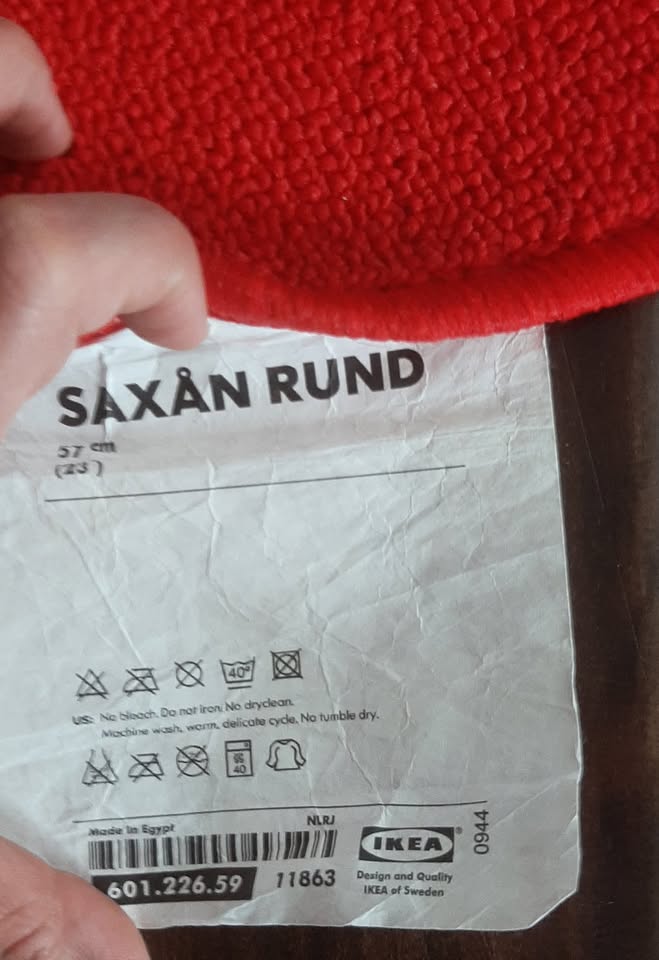 Ikea floor mat (red)🥕 - photo 3