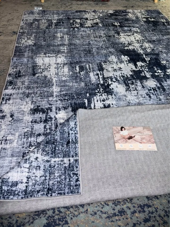 Brand new Modern Neutral Abstract Pattern Indoor Area Rug 5x8 ft image indicator(3)