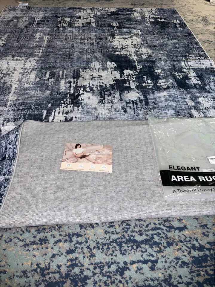 Brand new Modern Neutral Abstract Pattern Indoor Area Rug 5x8 ft image indicator(9)