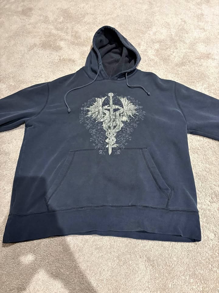 Y2K black hoodie