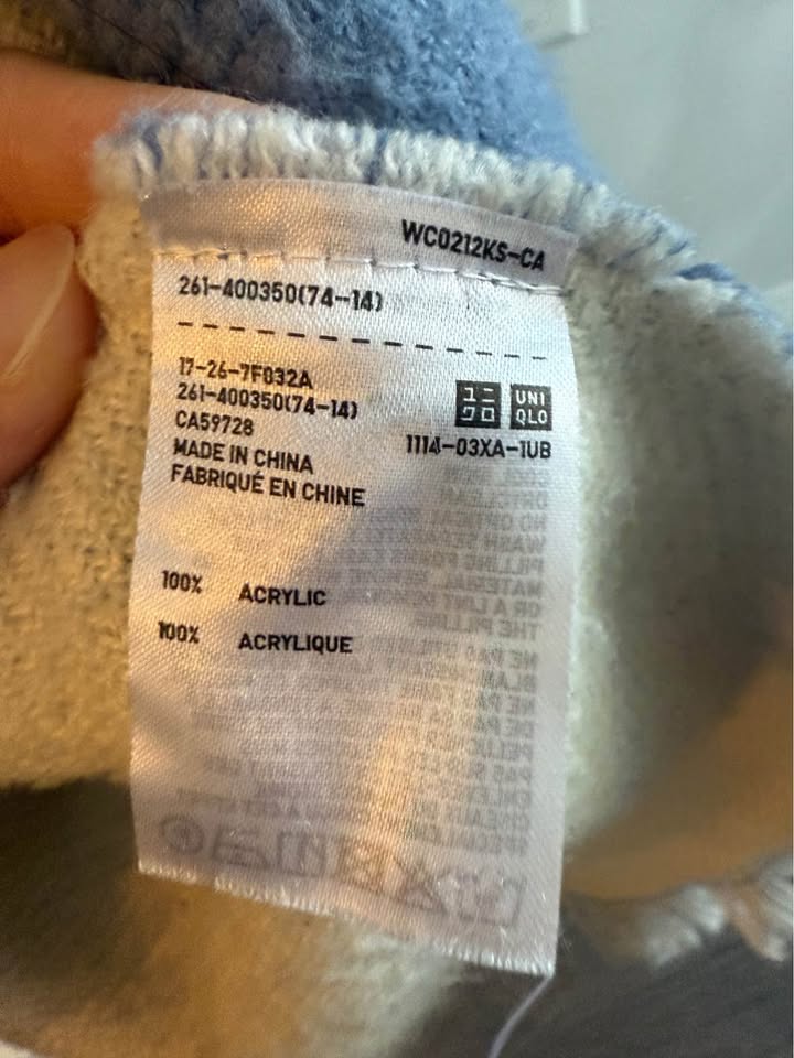 Blue Shawl/Poncho - Uniqlo - photo 2