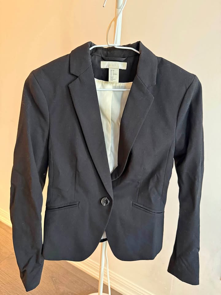 Black Blazer - Size 4 - H&M