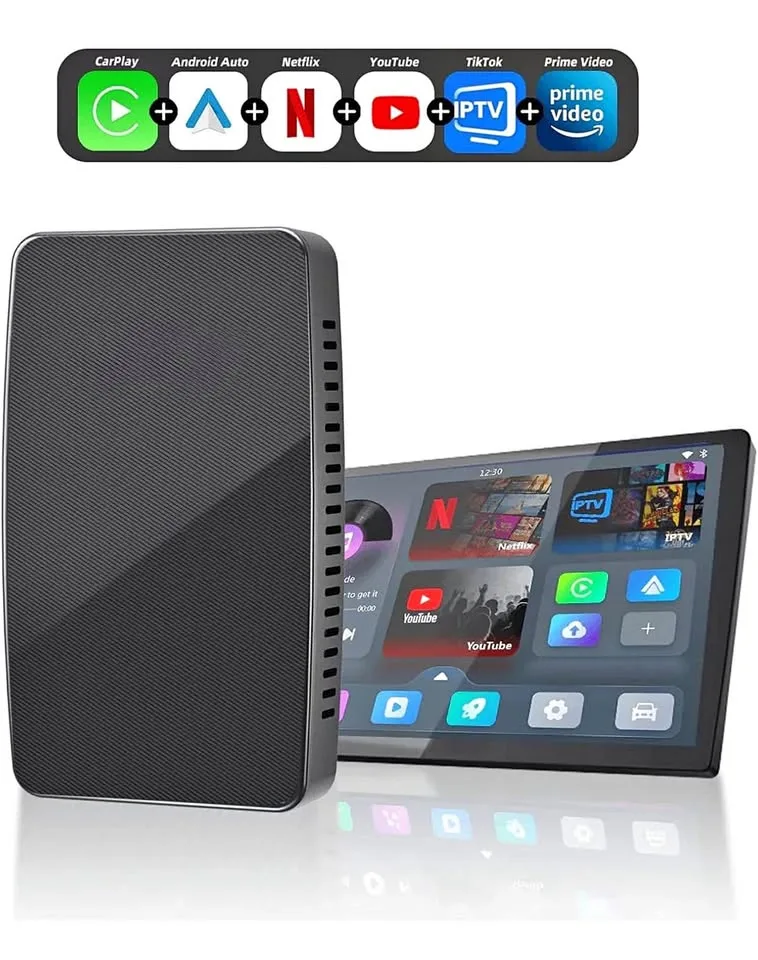 (New) Netflix YouTube CarPlay/Android Auto Car Box thumbnail