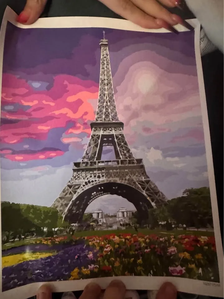 Paint by numbers kit (Eiffel Tower ) image indicator(3)
