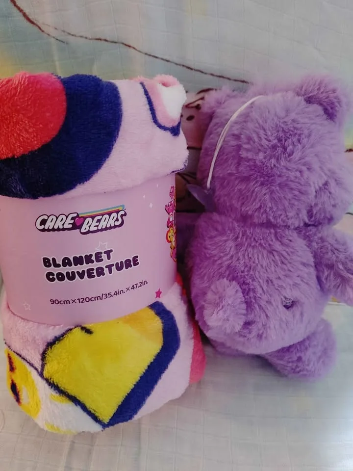 Care Bear Plushie and Blanket Throw image indicator(2)