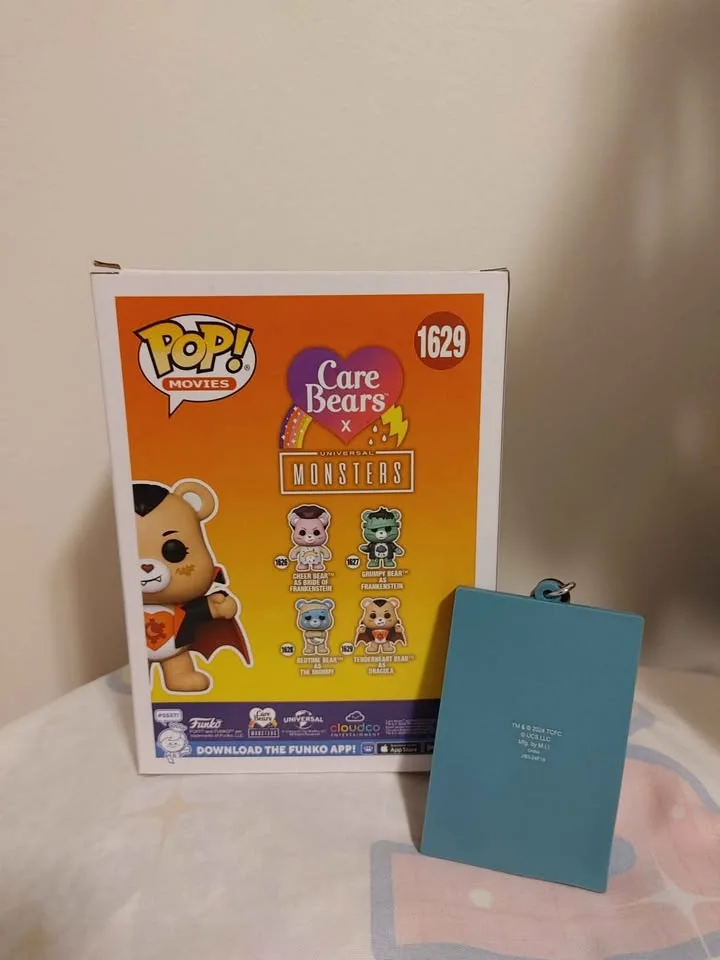 Halloween Care Bear Funko as Dracula and bagclip image indicator(2)