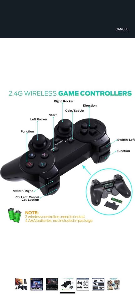 Retro Game Console, HDMI Plug & Play Video TV Game, 4K HD output - photo 4