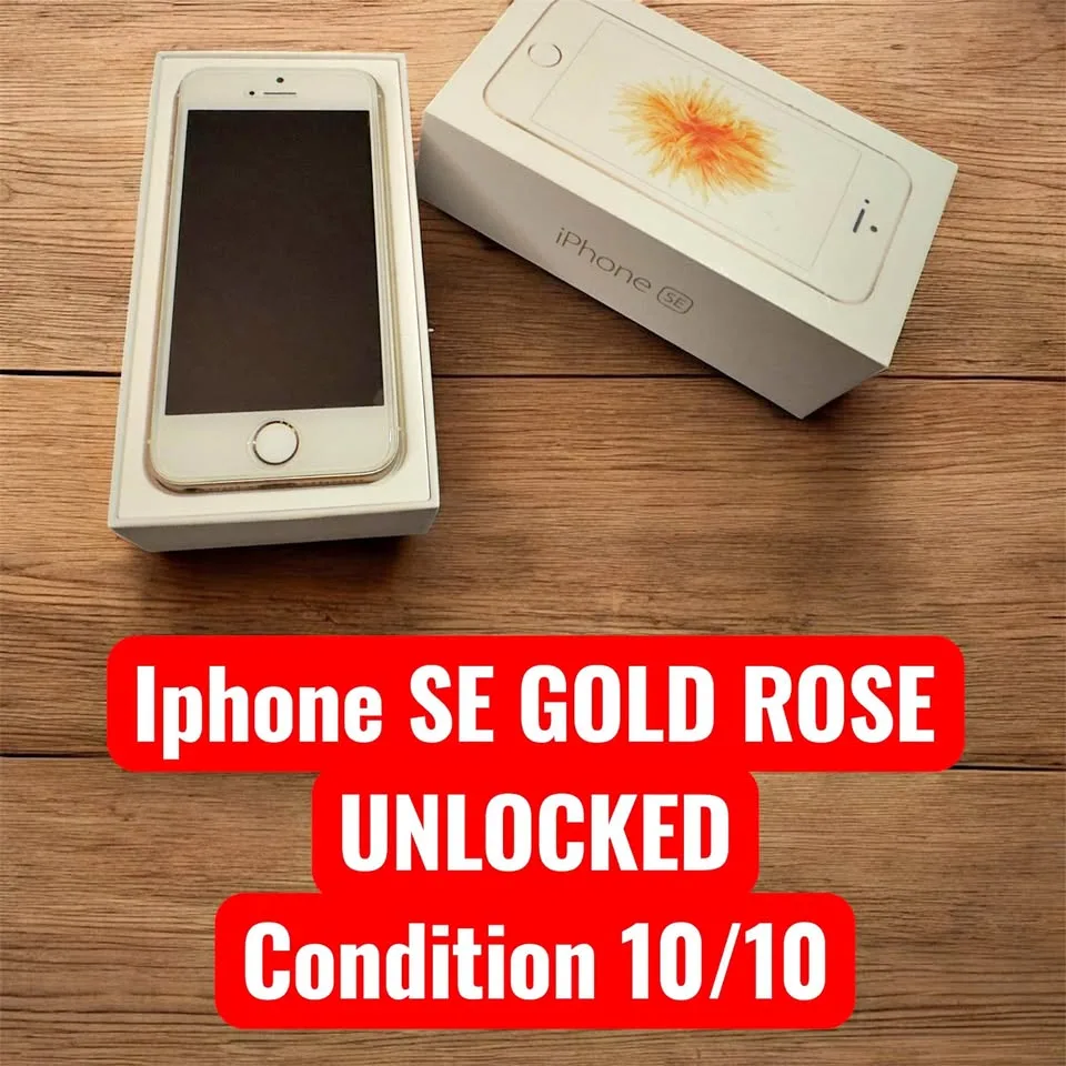 Apple iPhone SE 64 GB Unlocked, Rose Gold thumbnail