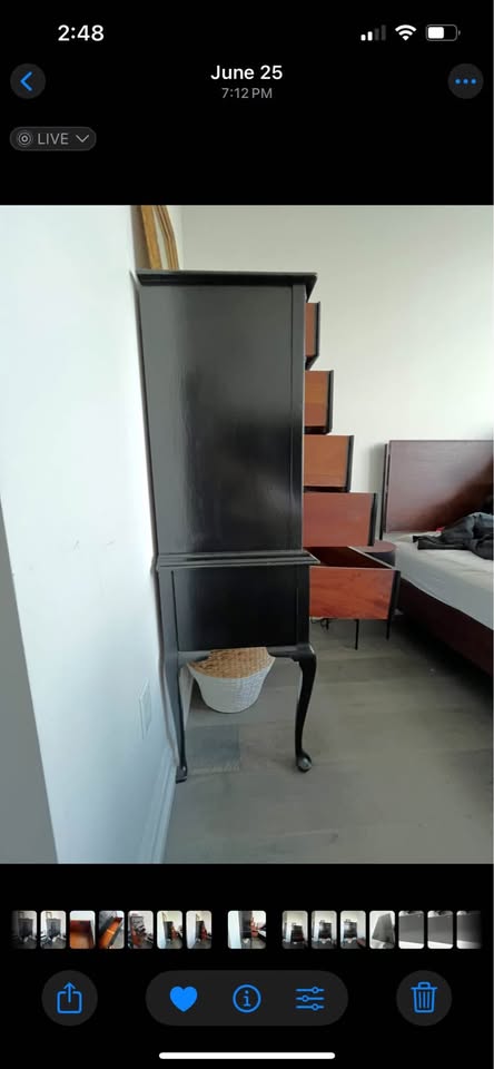 ANTIQUE SOLID WALNUT DRESSER - photo 3