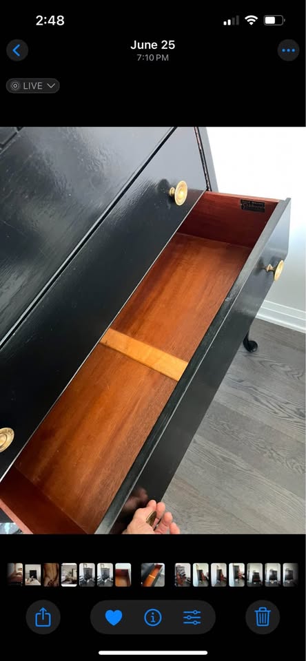 ANTIQUE SOLID WALNUT DRESSER - photo 5