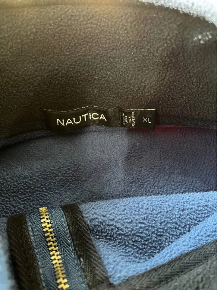 Nautica Blue Fleece Jacket - size XL image indicator(2)