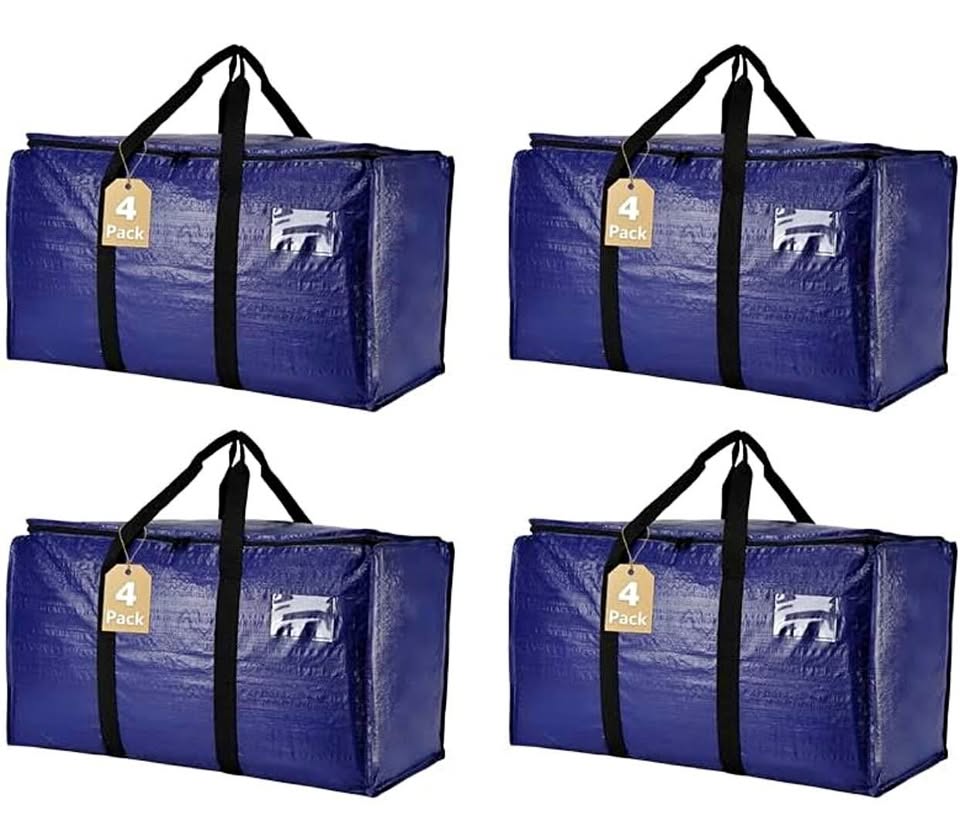 (4*Pack)Extra Large Heavy-Duty Moving Bags