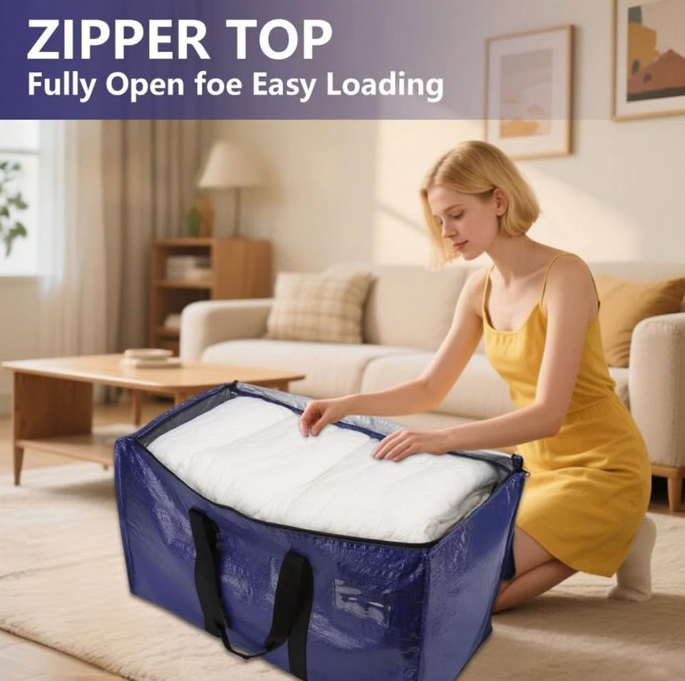 (4*Pack)Extra Large Heavy-Duty Moving Bags - photo 3