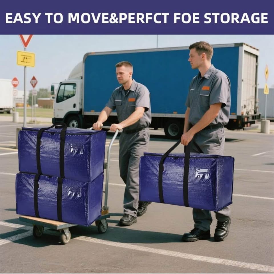 (4*Pack)Extra Large Heavy-Duty Moving Bags - photo 5