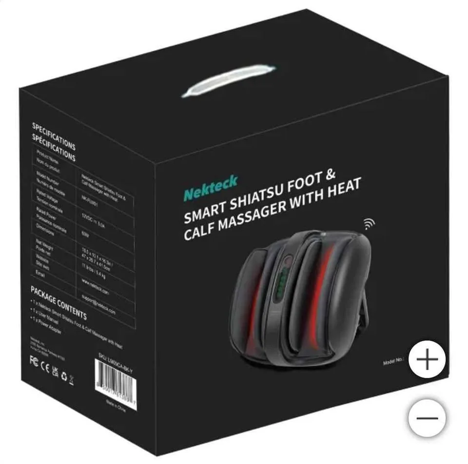 Nekteck Smart Shiatsu Foot and Calf Massager with Heat image indicator(3)