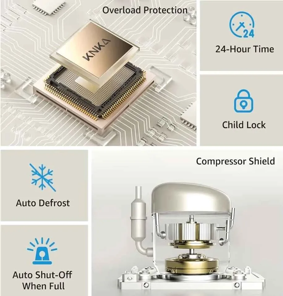 Dehumidifier for Basement with Drain Hose Max 34 Pints image indicator(6)