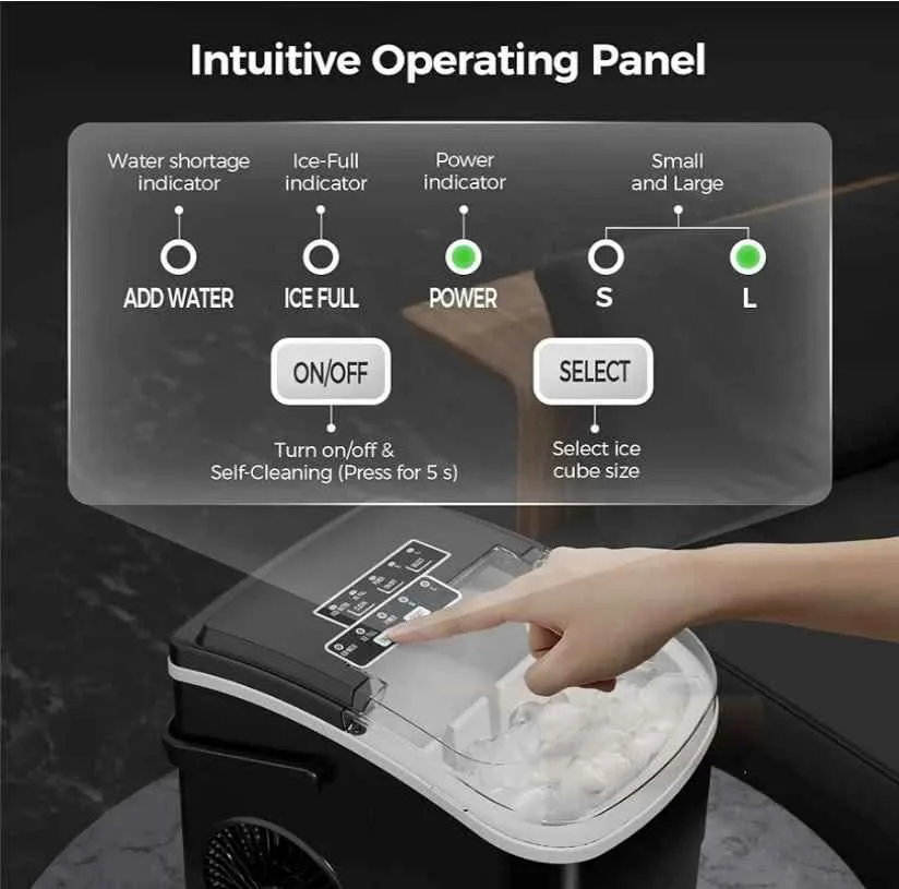 Portable Ice Maker image indicator(4)