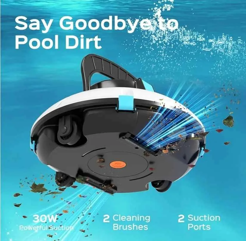 2024 New WYBOT Cordless Robotic Pool Vacuum image indicator(3)