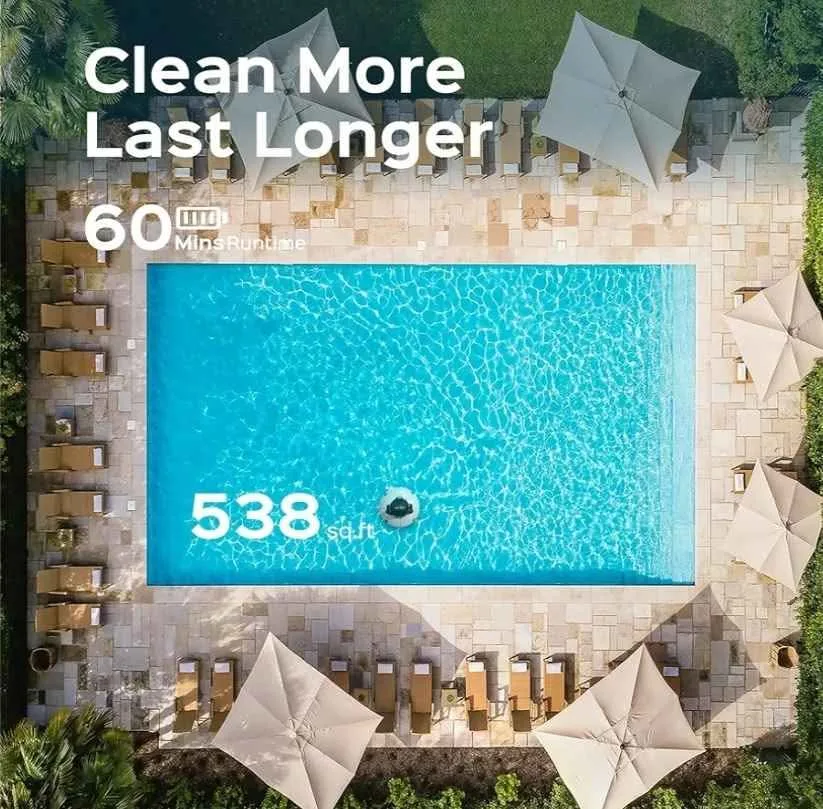 2024 New WYBOT Cordless Robotic Pool Vacuum image indicator(5)