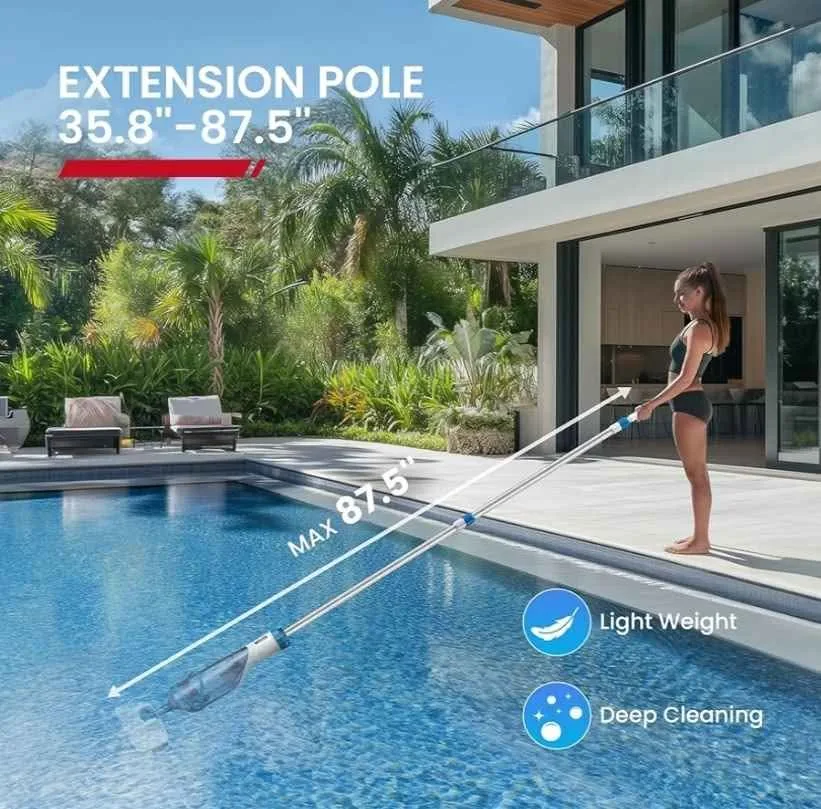 ENHULK Pool Vacuum for Above Ground Pools, 2025 Upgraded image indicator(6)