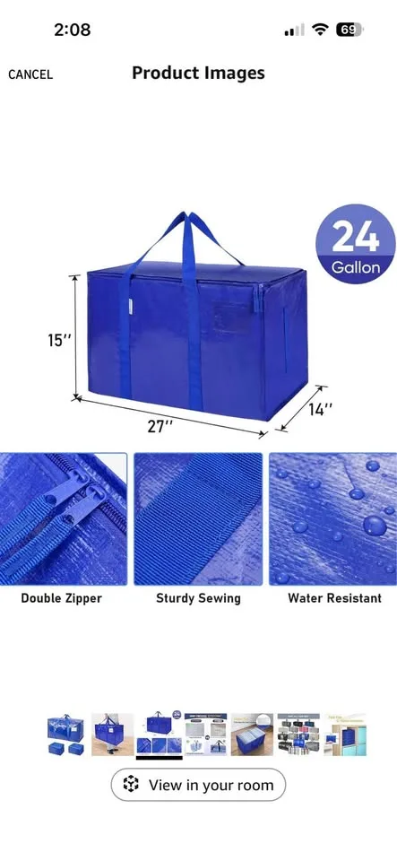 Heavy Duty Moving bags / Storage bags image indicator(4)