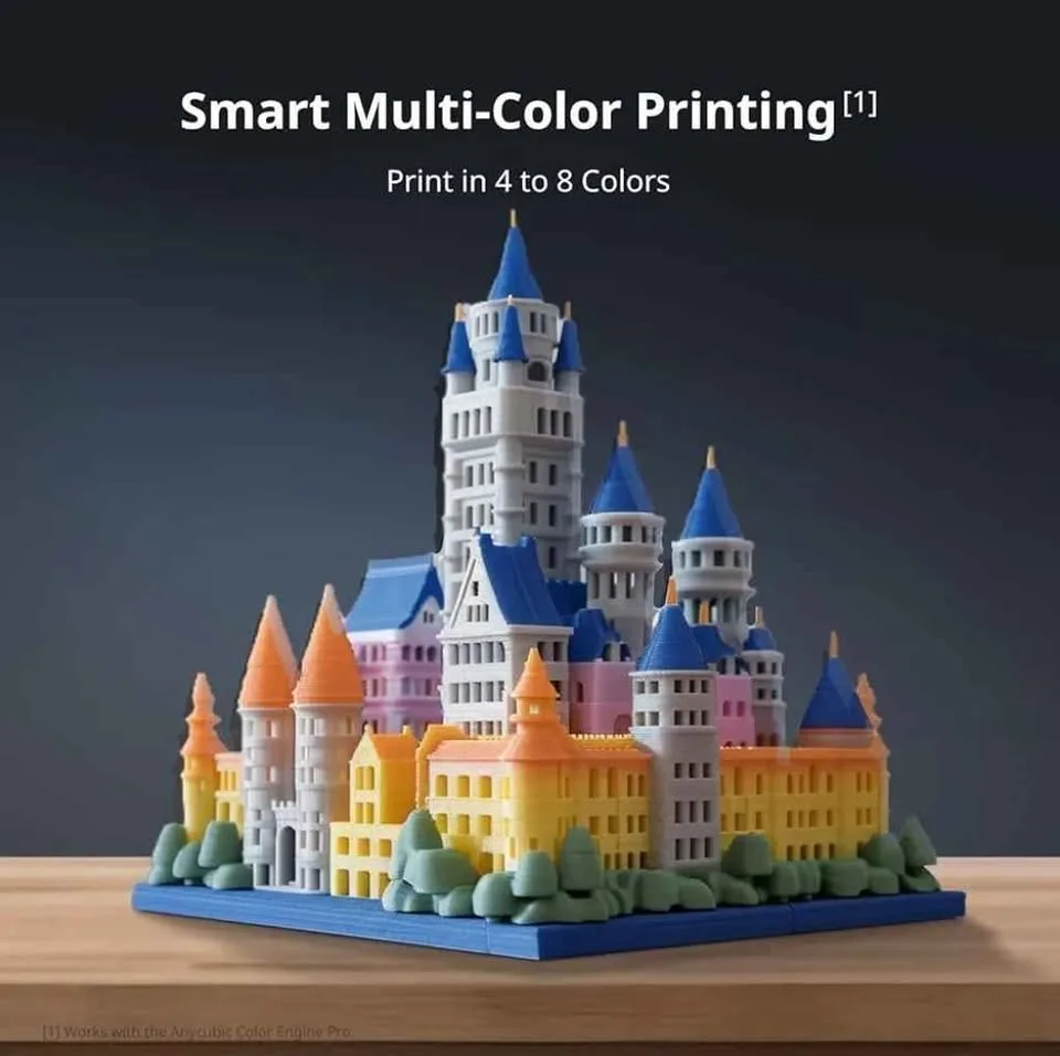 ANYCUBIC Kobra 3 3D Printer Smart Multicolor Printing image indicator(2)