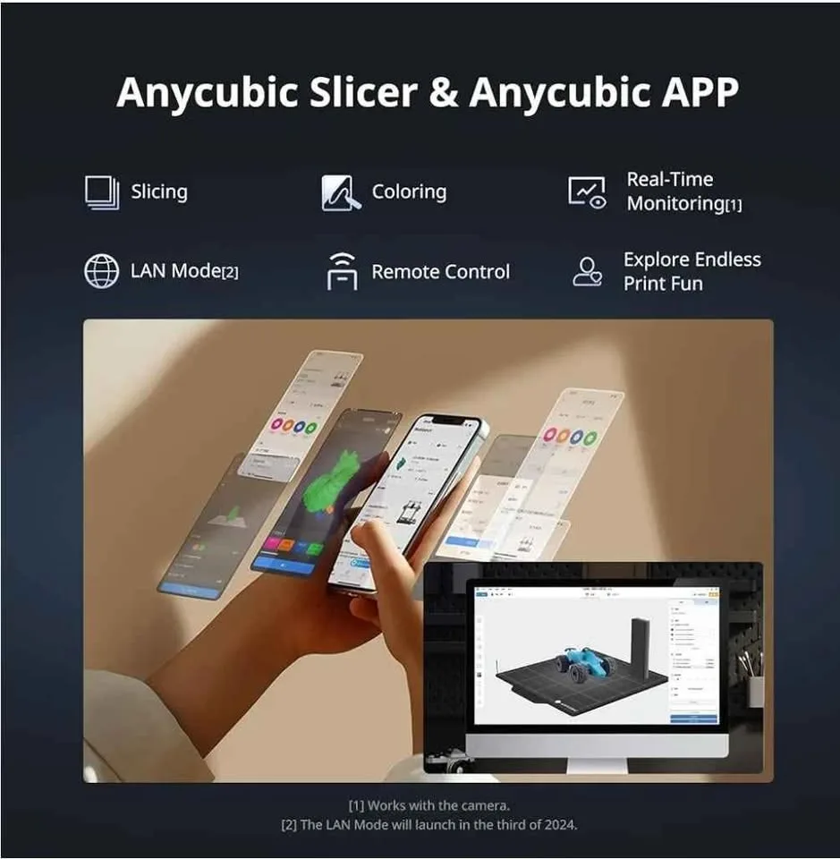 ANYCUBIC Kobra 3 3D Printer Smart Multicolor Printing image indicator(6)