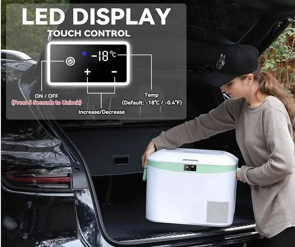 Megiu Car Fridge Portable 12V Refrigerator 19 Quart image indicator(4)