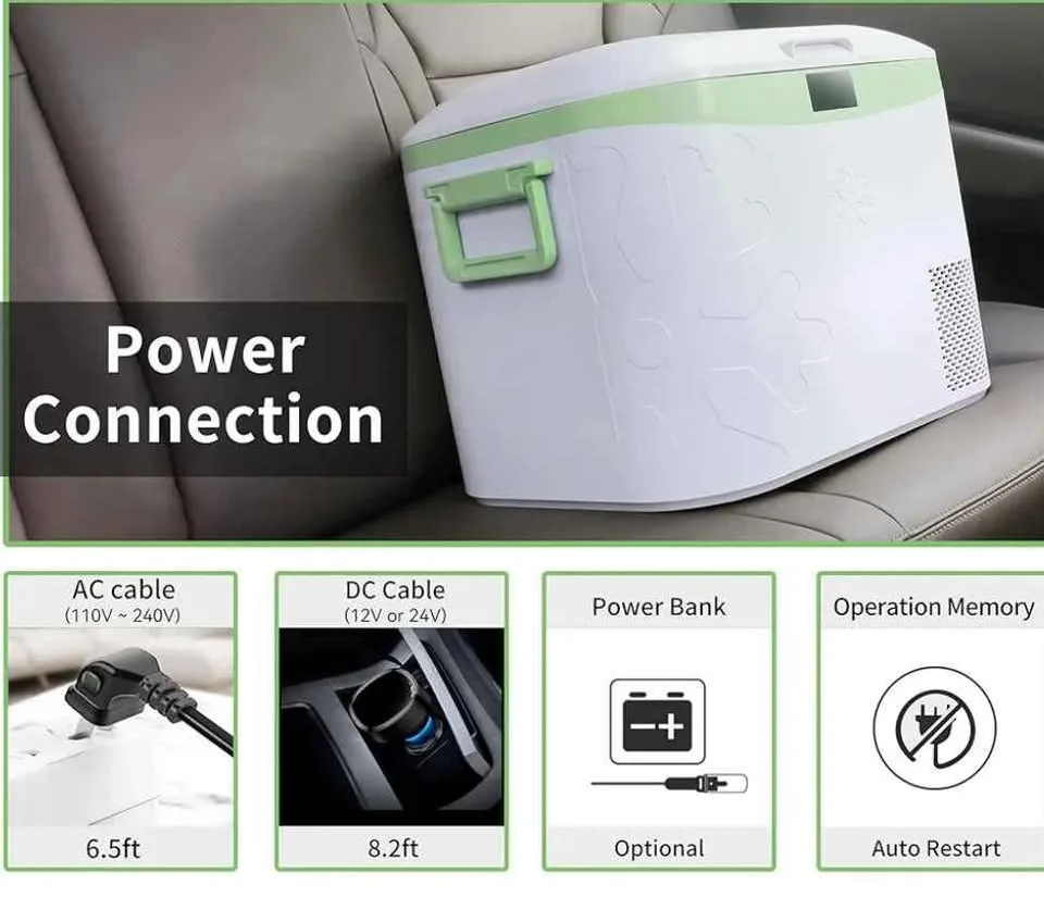 Megiu Car Fridge Portable 12V Refrigerator 19 Quart image indicator(5)