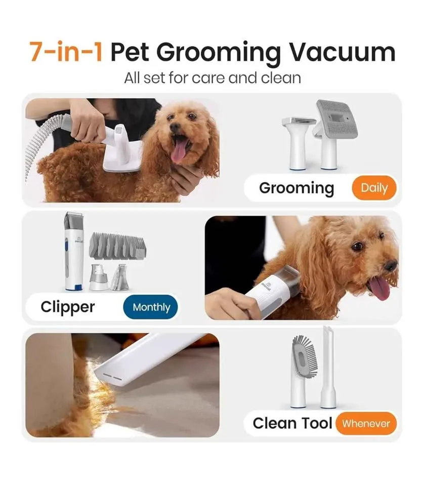 Oneisall Pet Grooming Kit & Vacuum LM2 image indicator(2)