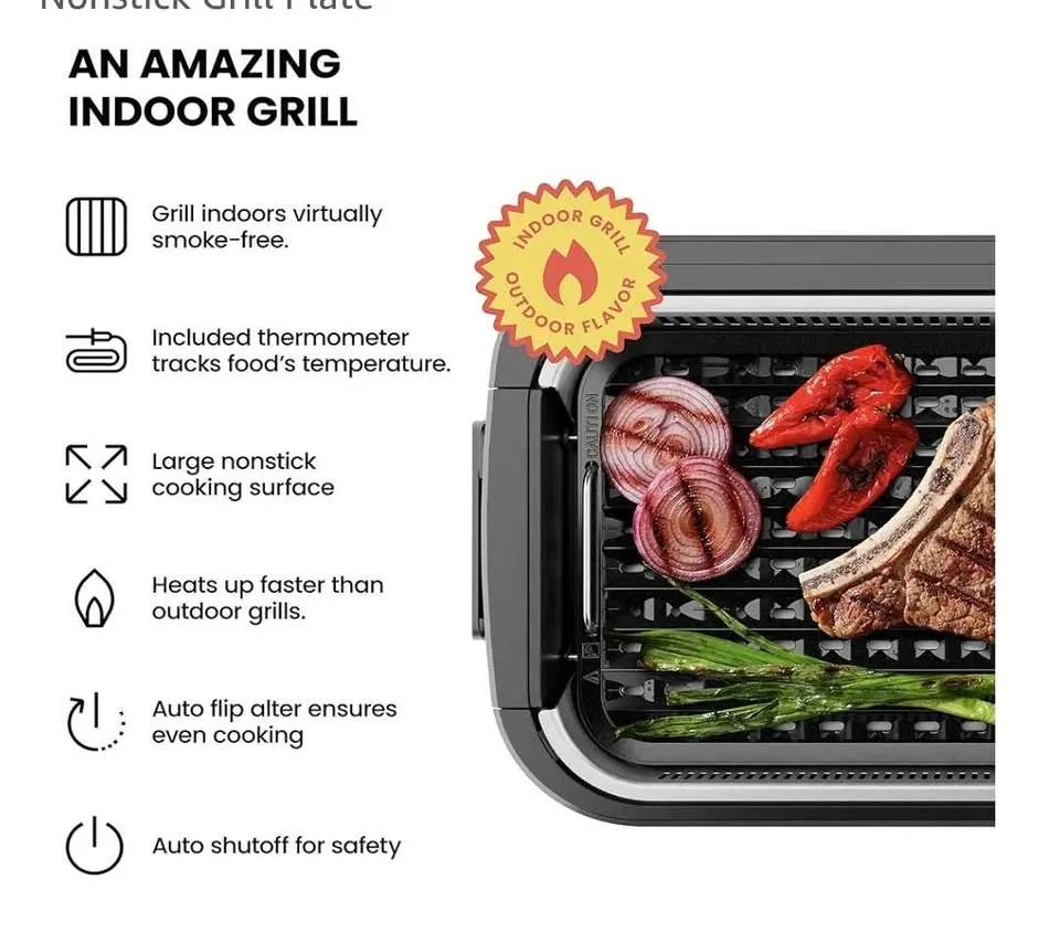 Chefman AccuGrill Smokeless Indoor Grill image indicator(3)