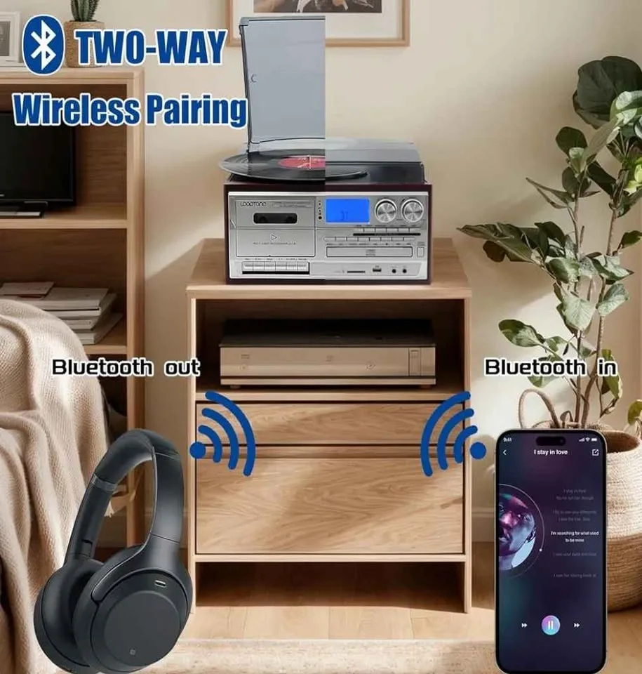 Looptone TR-18FCD, a vintage-inspired record player image indicator(4)