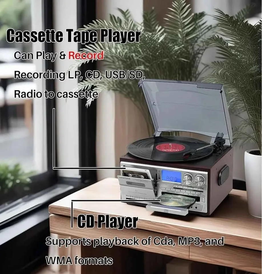 Looptone TR-18FCD, a vintage-inspired record player image indicator(5)