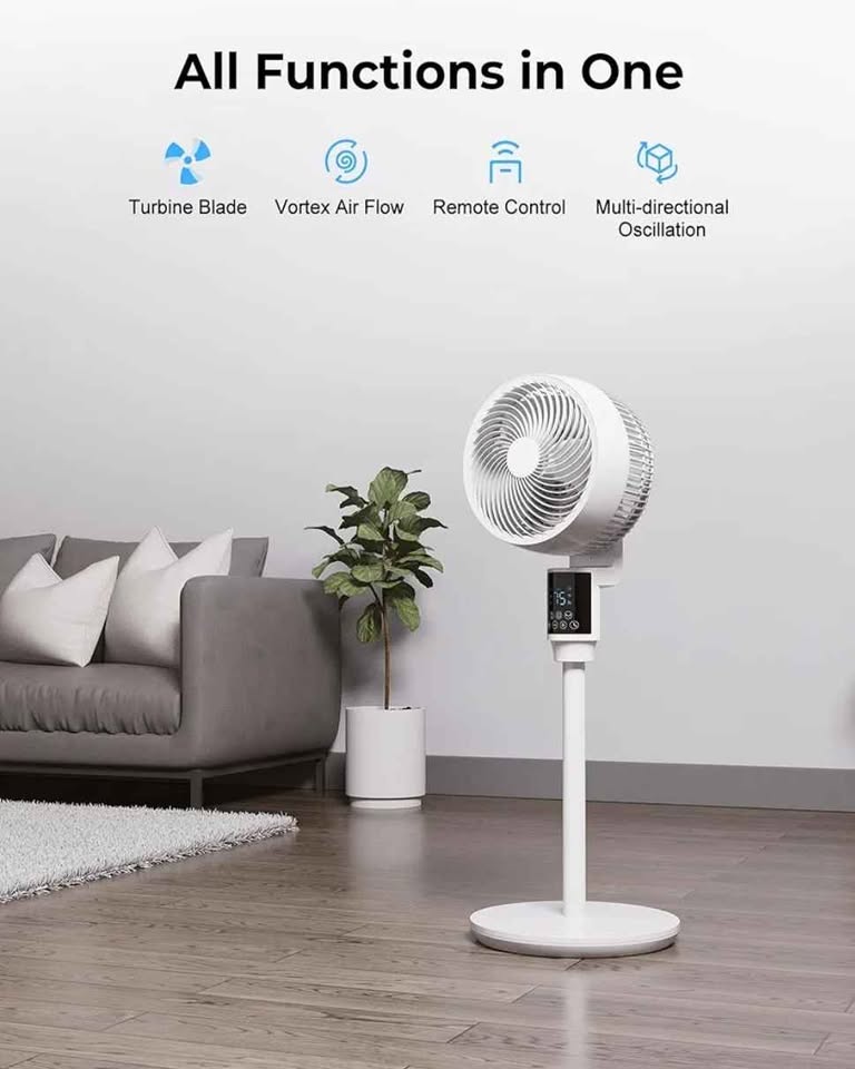 Abolee Pedestal Whole Room Air Circulator Fan - photo 2