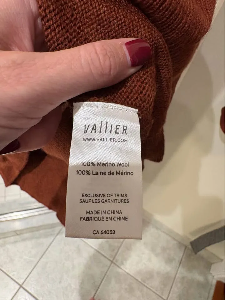 Vallier 100% Merino wool sweater womens xl image indicator(2)