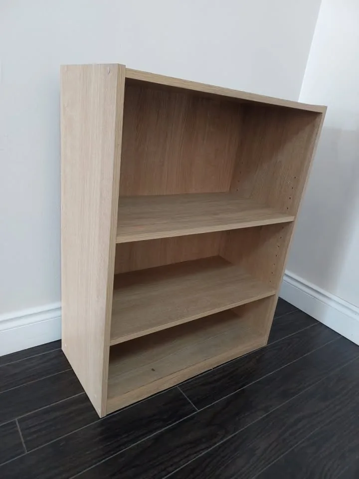 3-Tier Wooden Bookshelf Storage Shelf – Light Oak Finish image indicator(2)